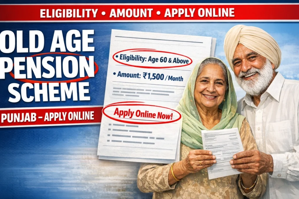 Indira Gandhi National Old Age Pension Scheme Punjab: Eligibility, Amount & Apply Online
