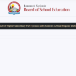 JKBOSE Class 11th Result 2026 Declared: Search by Name and Roll Number