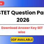 PSTET Question Paper 2026 live download links for Paper 1 and Paper 2