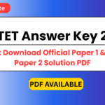 PSTET Answer Key 2026: Download Official Paper 1 & Paper 2 Solution PDF