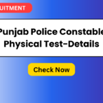 Punjab Police Constable Physical Test-Details
