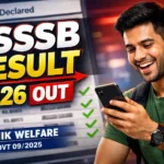 PSSSB Sainik Welfare Organiser Result 2026 Declared — Check Provisional Written Test Result for Advt 09/2025
