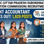 UPSSSC Assistant Accountant Recruitment 2026 out for 1,829 posts. Apply online at upsssc.gov.in before August 3, 2026. Check eligibility and apply now!